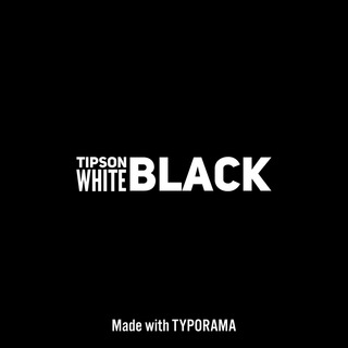 .T1PSON WHITE BLACK.