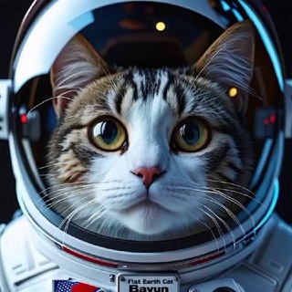 FLAT  EARTH. CAT BAYUN. ПЛОСКАЯ  ЗЕМЛЯ. КОТ  БАЮН.