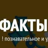 НЕИЗВЕСТНЫЕ & ИНТЕРЕСНЫЕ ФАКТЫ