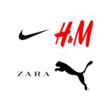 NIKE,H&M,ZARA,PUMA,REEBOK