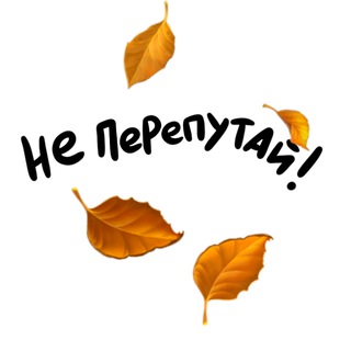 НЕ ПЕРЕПУТАЙ!