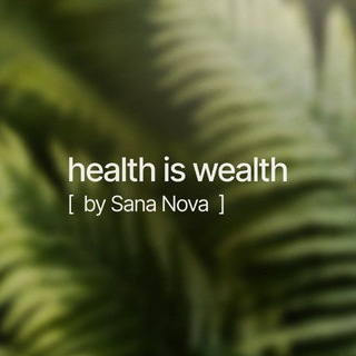 HEALTH IS WEALTH BY OKSANA SOKOLOVA