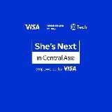 SHE’S NEXT. EMPOWERED BY VISA